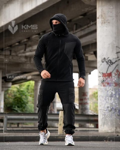 Флісова тактична кофта з капюшоном