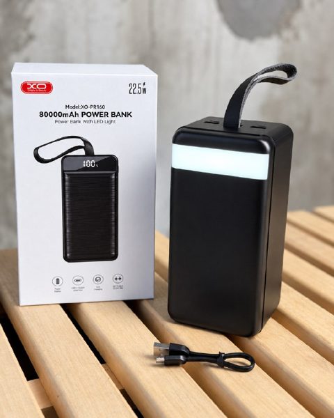 Повербанк 80000mAh з ліхтарем