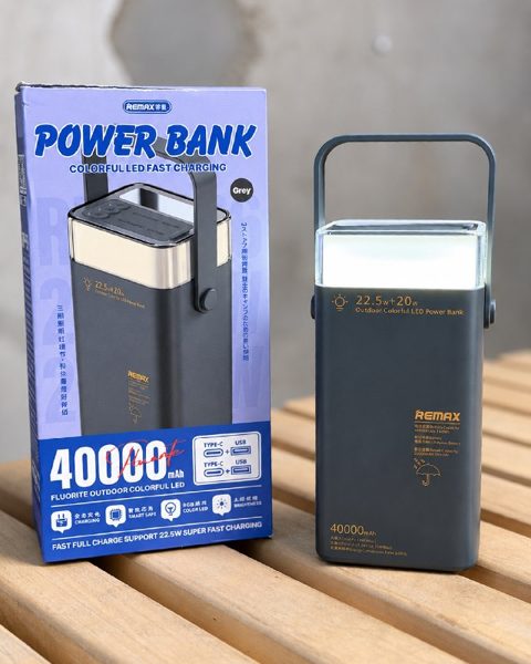 Повербанк з ліхтарем 40000 mAh
