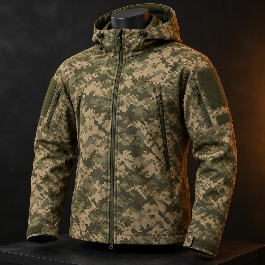 Куртка тактична Soft Shell Піксель